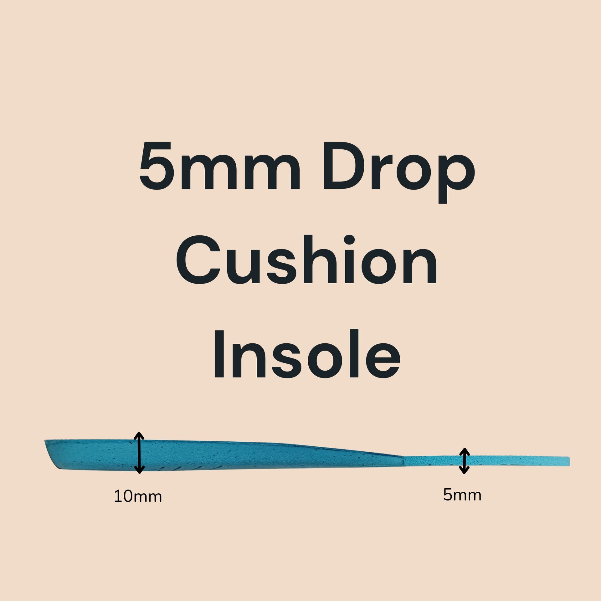 Cushion Insole - 5mm Drop